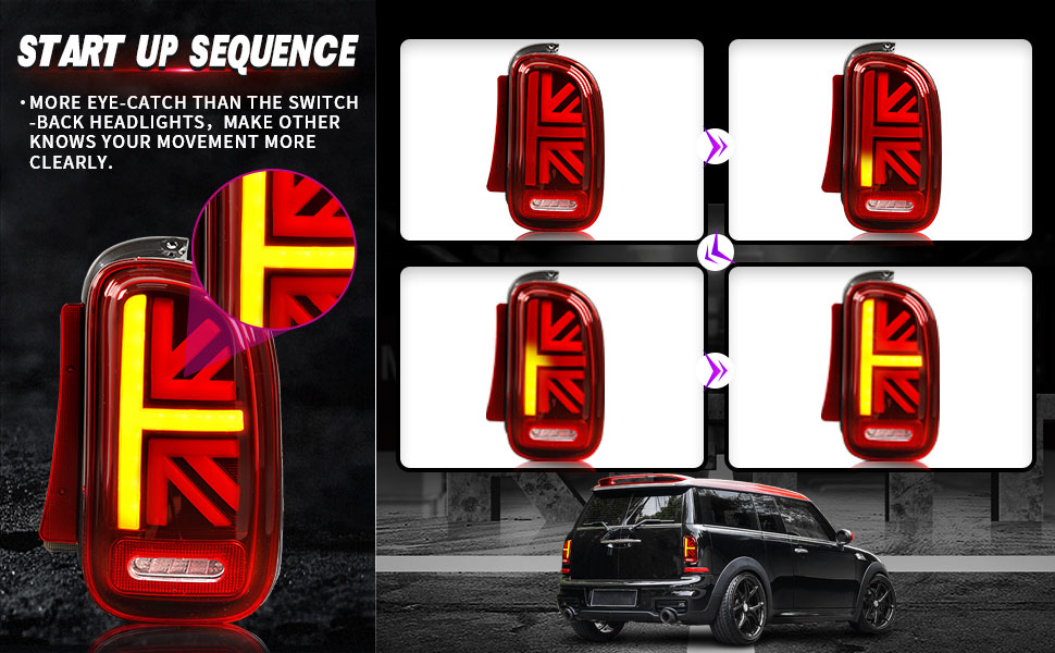 Mini Cooper Clubman R55 tail lights