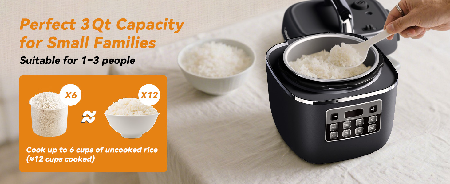 Expertly designed for 1-2 person households, making meal prep simple, fast, and healthy.