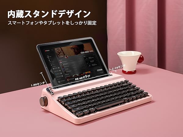 【使用20分｜定価¥18,525】YUNZII QL75 メカニカルキーボード 楽天市場】YUNZII QL75 タイプライターキーボード ワイヤレス