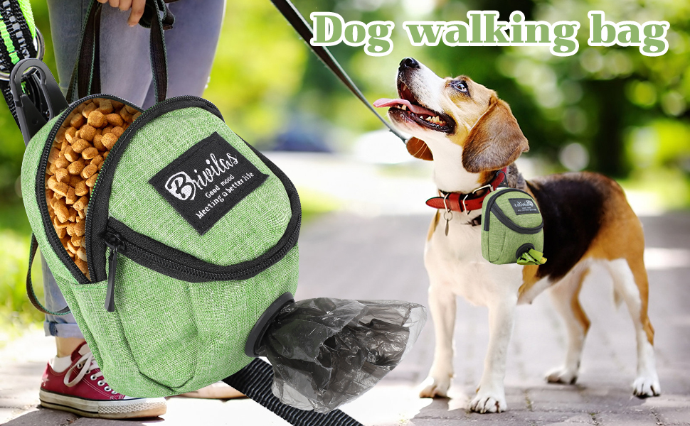 Yafe Small Dog Treat Pouch, Dog Treat Bags for Walking, Treat Pouch for