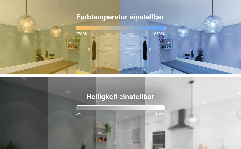 Der Text lautet „Fachkompetenz einstellen“. Serie von Innenaufnahmen des Badezimmers, die weiß geflieste Wände und moderne Armaturen zeigen.