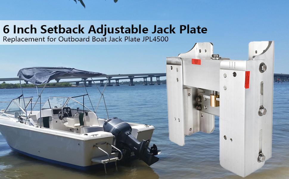 munirater 6 Inch Setback Adjustable Jack Plate Replacement