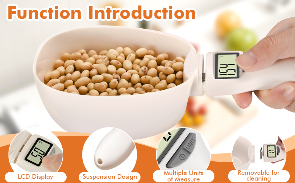 food measuring scoop scale digital