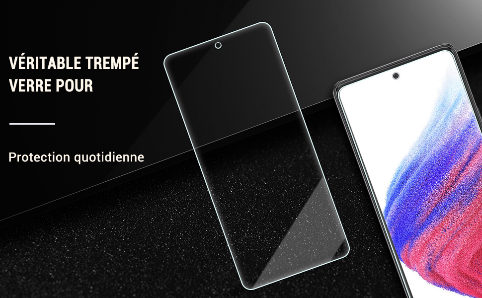 Samsung Galaxy A53 verre trempé