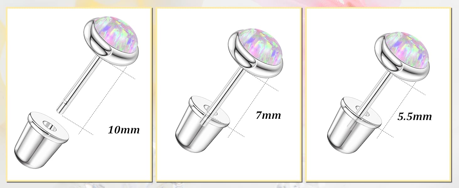 14k gold opal earrings