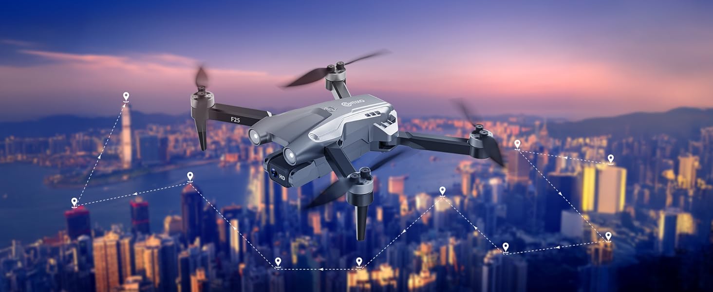 The Brushless Motor Drone Has Way Point Fuction
