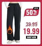 fleece lined sweatpants