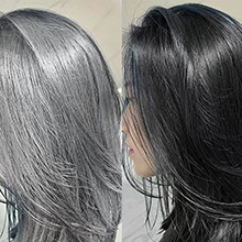 black hair dye shampoo