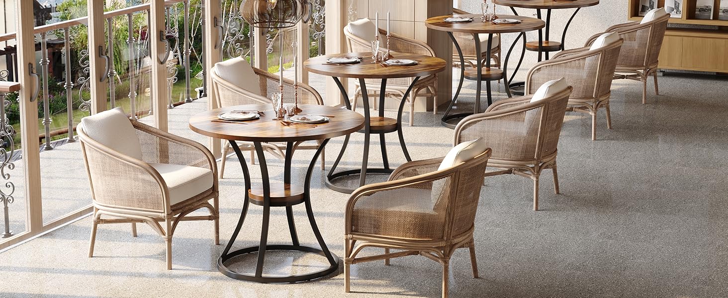 small round dining table