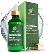 Tree of Life B3 Niacinamide Serum for Face - 2oz - 5% Vitamin B3 Cream - Moisturizer Visibly Tigh...