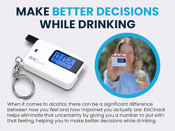 Amazon.com: BACtrack Go Keychain Breathalyzer - White (2 Pack
