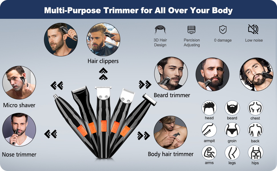 Beard Trimmer for Men