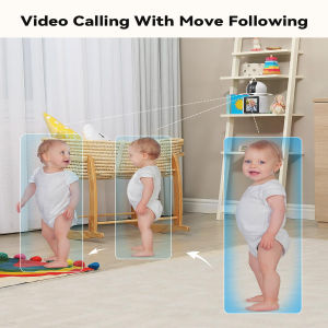 DEATTI Video Pet Dog Camera Indoor Two Way Wireless Security Camera