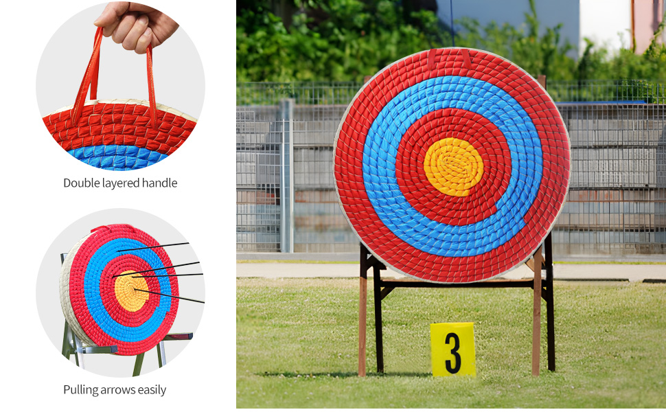 Traditional Hand-Made Archery Target Straw Archery Target,Arrow Target for Recurve Bow Longbow