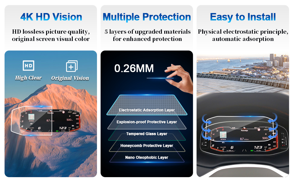 Film Protection Écran Seat Ateca/Leon 10,25" - Verre Trempé 9H Anti-Rayures | 2019-2024