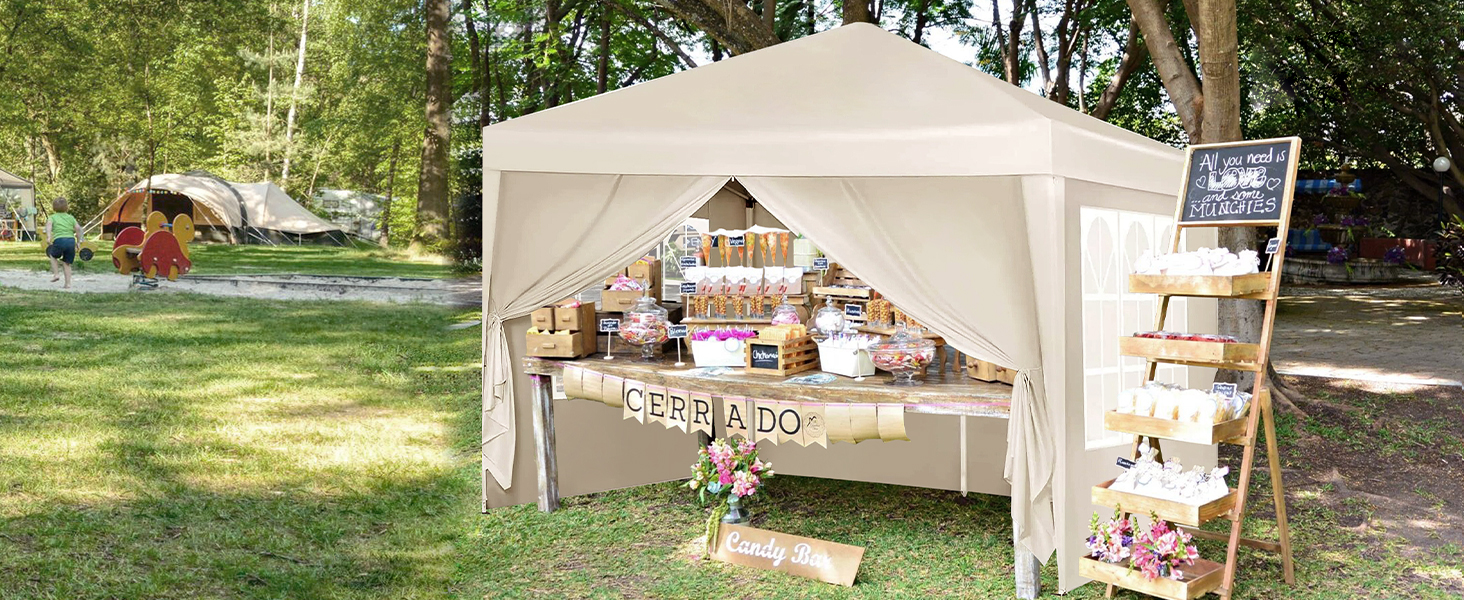 10x10 canopy tent with sidewalls