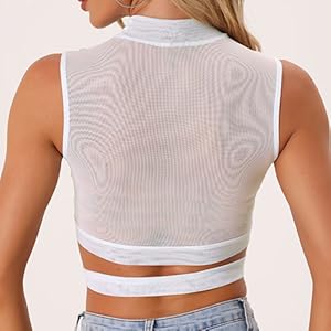【美品】Acka. sheer vest camisole one-piece Zeagoo Silk Tank Tops for Women 2025 V Neck Adjustable
