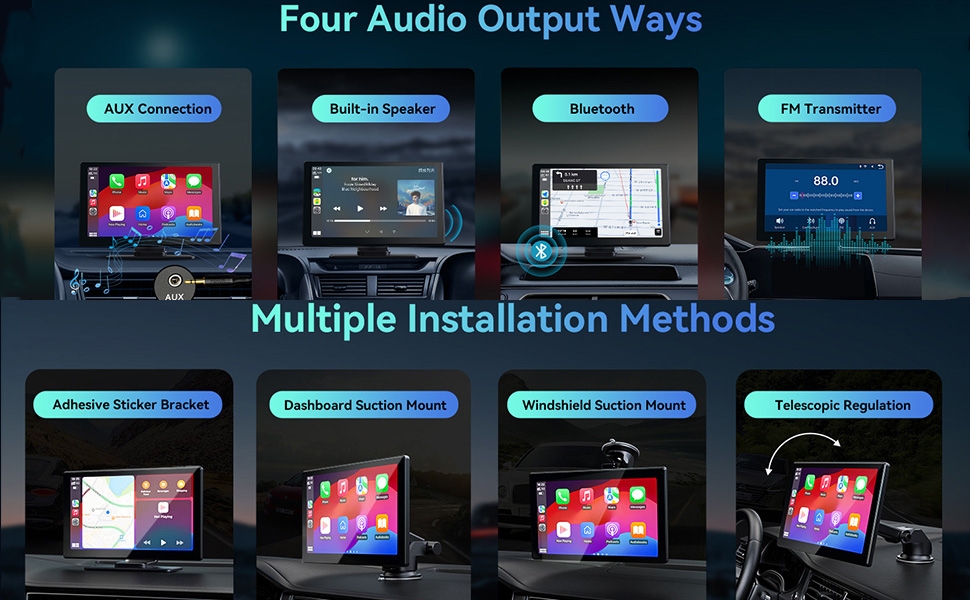 Portable Car Stereo Touch Screen