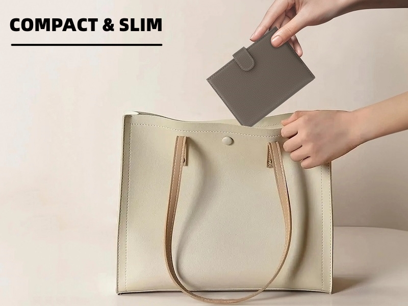 slim leather passport cover FOR TRAVEL