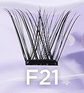 BEYELIAN Self Adhesive Lash Clusters, 3D Press-On DIY Lash Extension, No Glue Needed Reusable Clu...