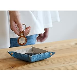 Amazon｜CallaBella 小物入れ レザートレイ シュリンクレザー