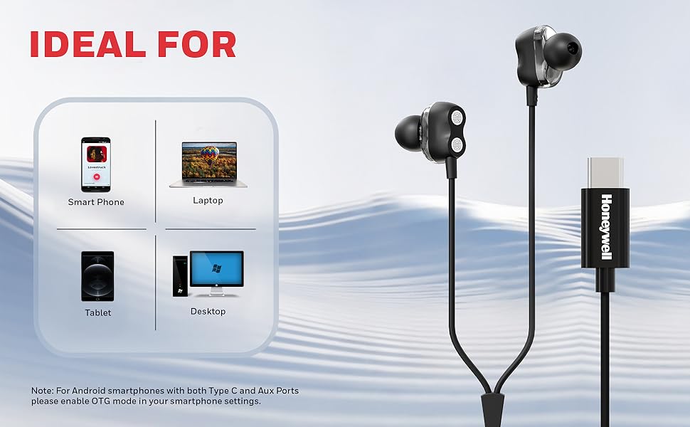 Honeywell P80 Wired Earphones