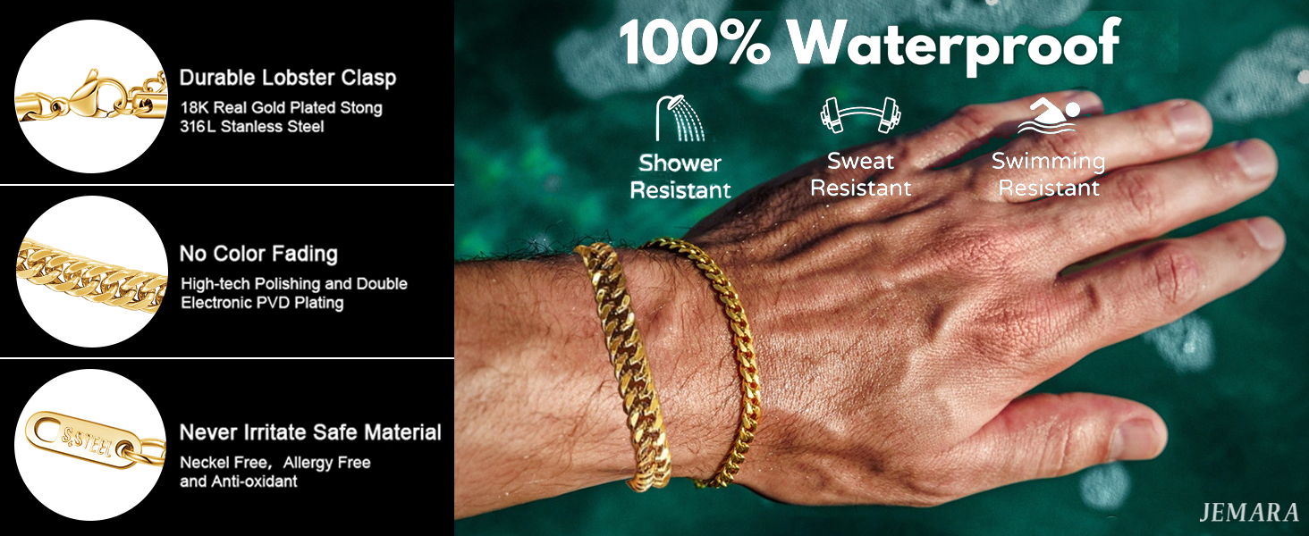 mens leather bracelets