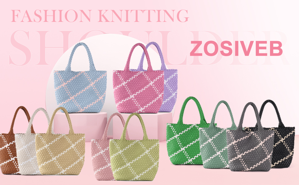 Travel Tote Bag Purse with Zipper Fashion Shoulder Crossbody Bag Handbag