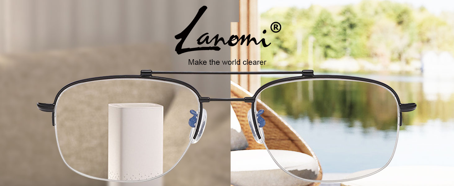 Photochrome Progressives Multifokal Lesebrille 