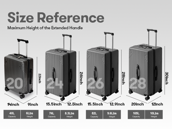 Travel様 Amazon.com | feilario 26in Super Large Captain Aluminum