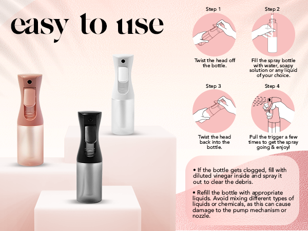 skincare hair care self care mothers day gifts for mom consistent mist hair styling leak proof home