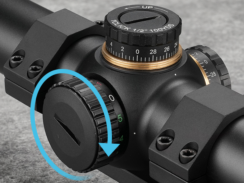 Dual-Color illumination - CVLIFE 1-10x24 LPVO Rifle Scope with Cantilever Mount