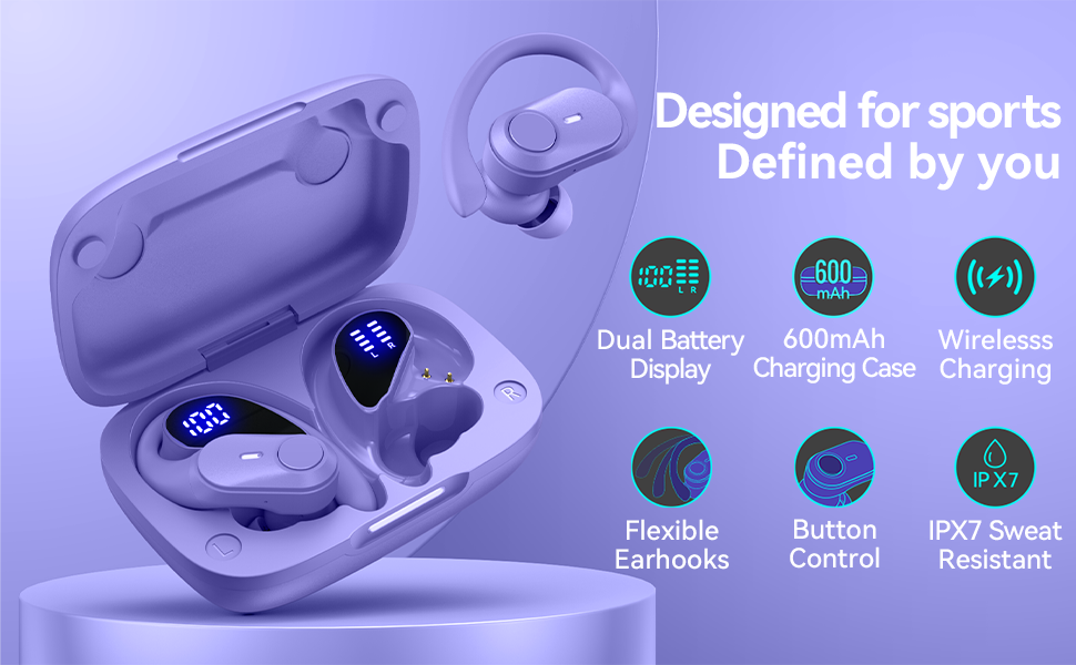 Ear buds designed for spports, defined by you