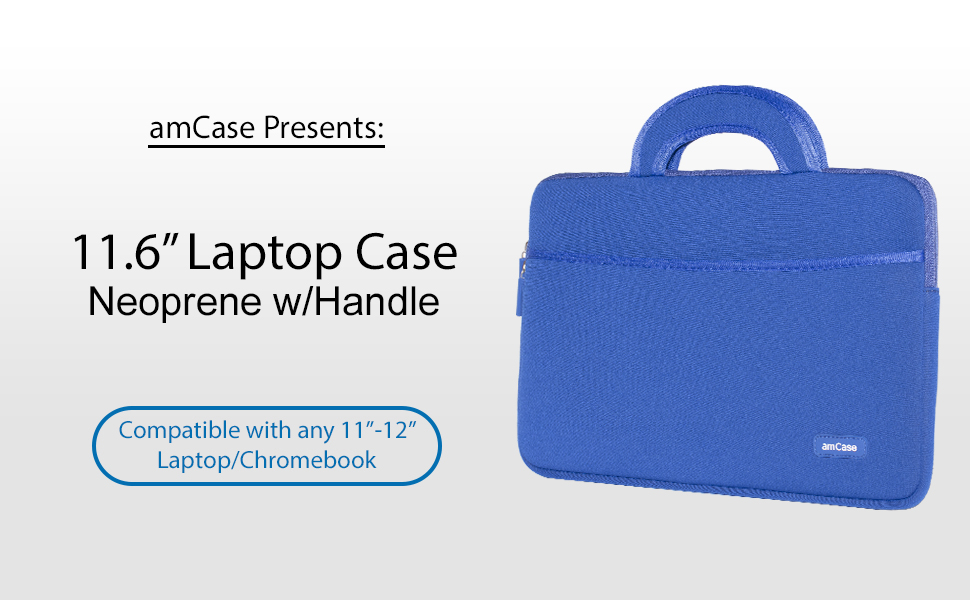 amCase for Chromebook Case11.6 to 12 inch Neoprene Travel