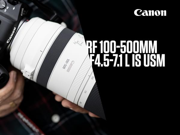 Obiettivo Canon RF 100-500mm F4.5-7.1L IS USM : Amazon.it: Elettronica