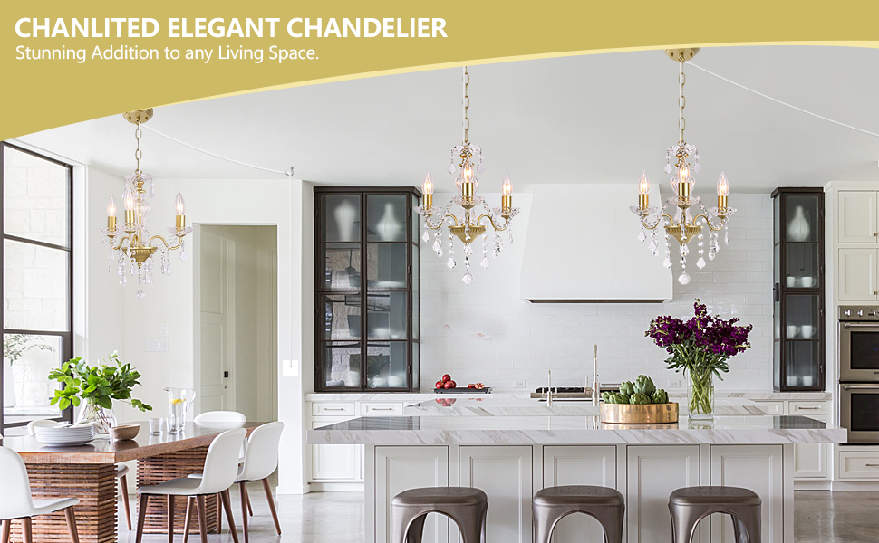 CHANLITED ELEGANT CHANDELIER