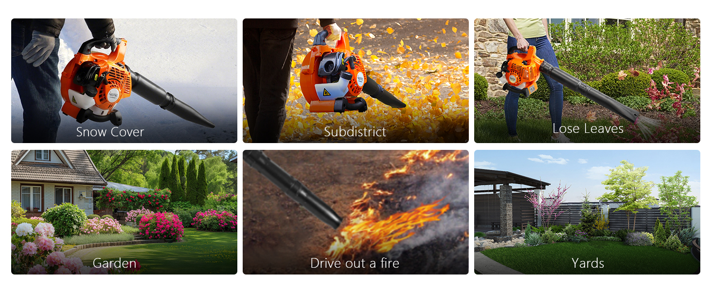 gas leaf blower