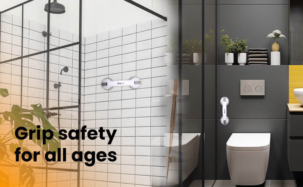 Biipar 2 Pcs Shower Handle Easy to Install No Drill