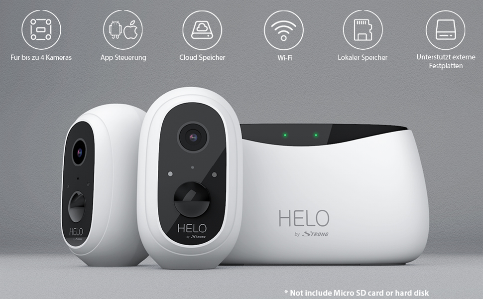 HELO Überwachungskamera Kit