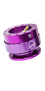 NRG クイックリリース パープル 紫 SRK-200PP ステアリング Amazon | NRG ステアリングホイール クイックリリース キット