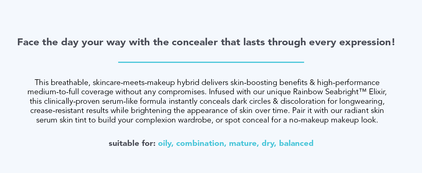 radiant skin brightening serum concealer