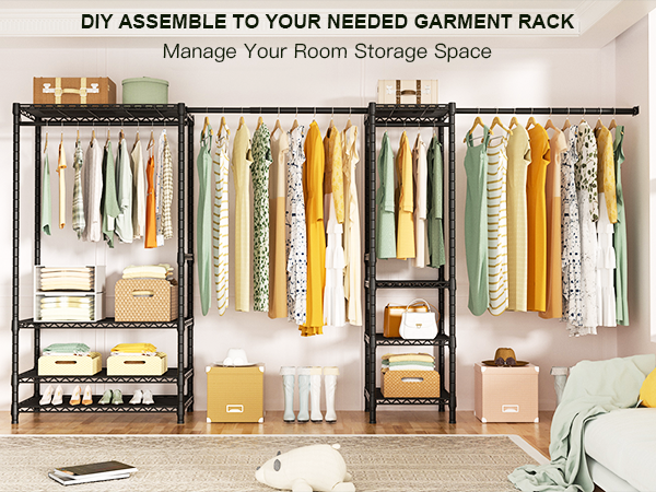 Amazon.com: Ulif E11 Heavy-Duty Garment Rack, Metal