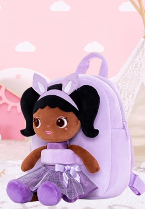 backpack with doll
