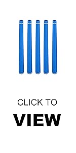 Blaue Griffe, 5 Stück.