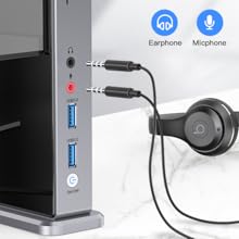 usb c hub with mic