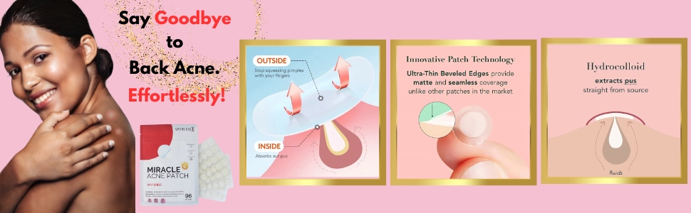 back acne patch hydrocolloid