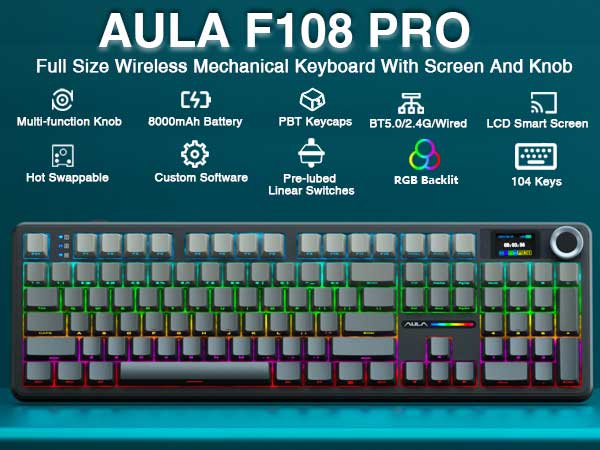 AULA F108 PRO - computer keyboard