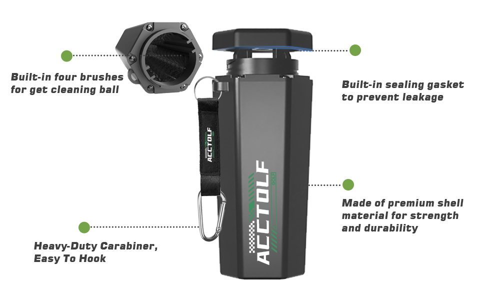 sturdy golf ball cleaner