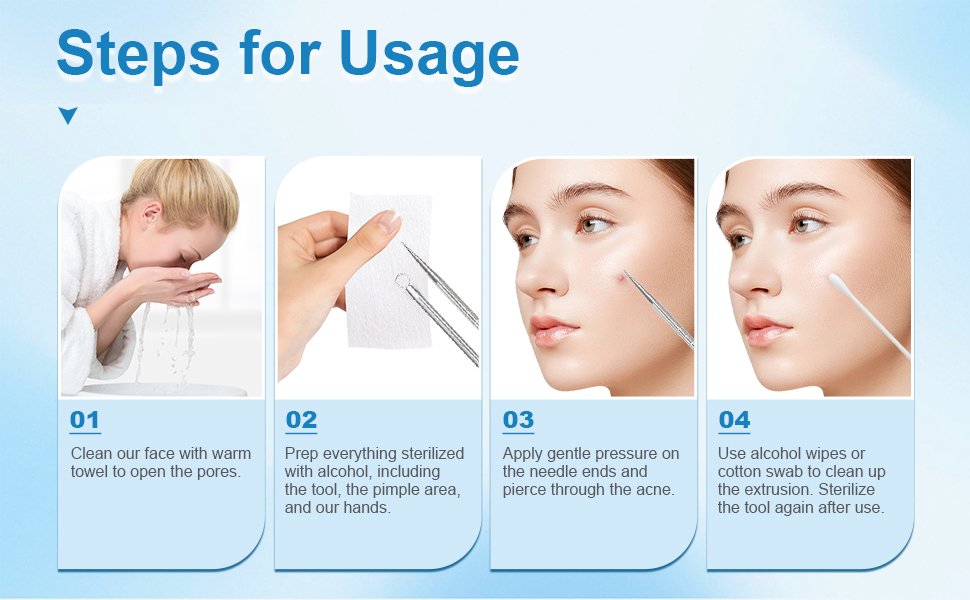 Black Head Remover for Face Extraction Tools for estheticians Black Head Remover for Nose