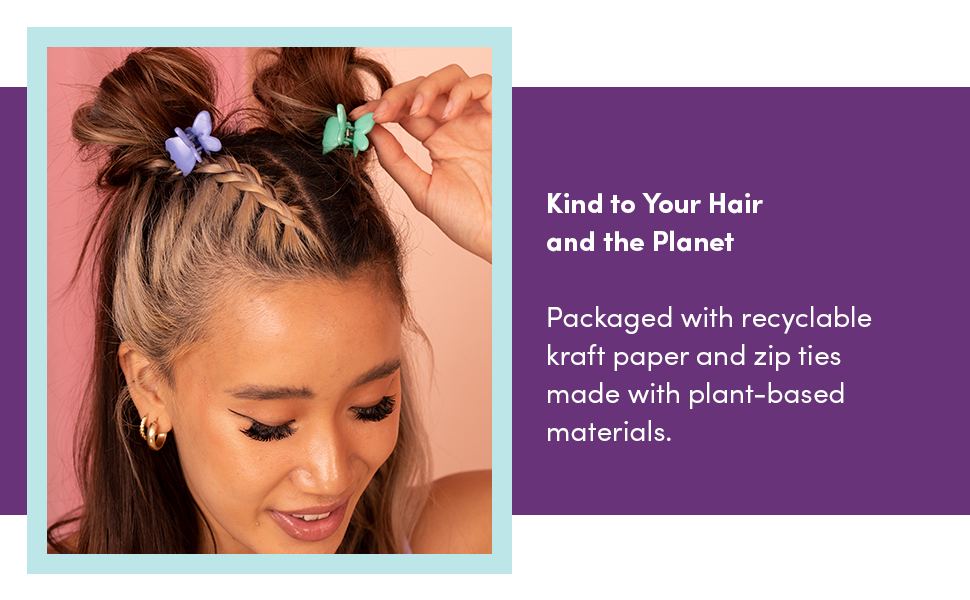 Thick Elastic Thin Pin Rubber Pins Pelo Curly